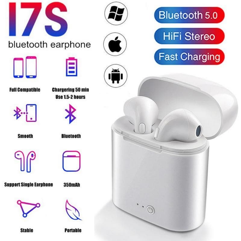 I7S Tws Wireless Earbuds - Bluetooth