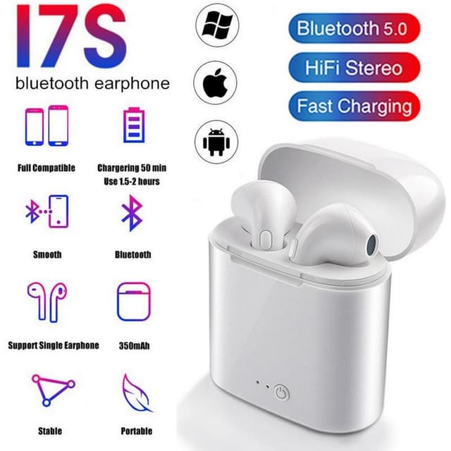 I7S Tws Wireless Earbuds - Bluetooth