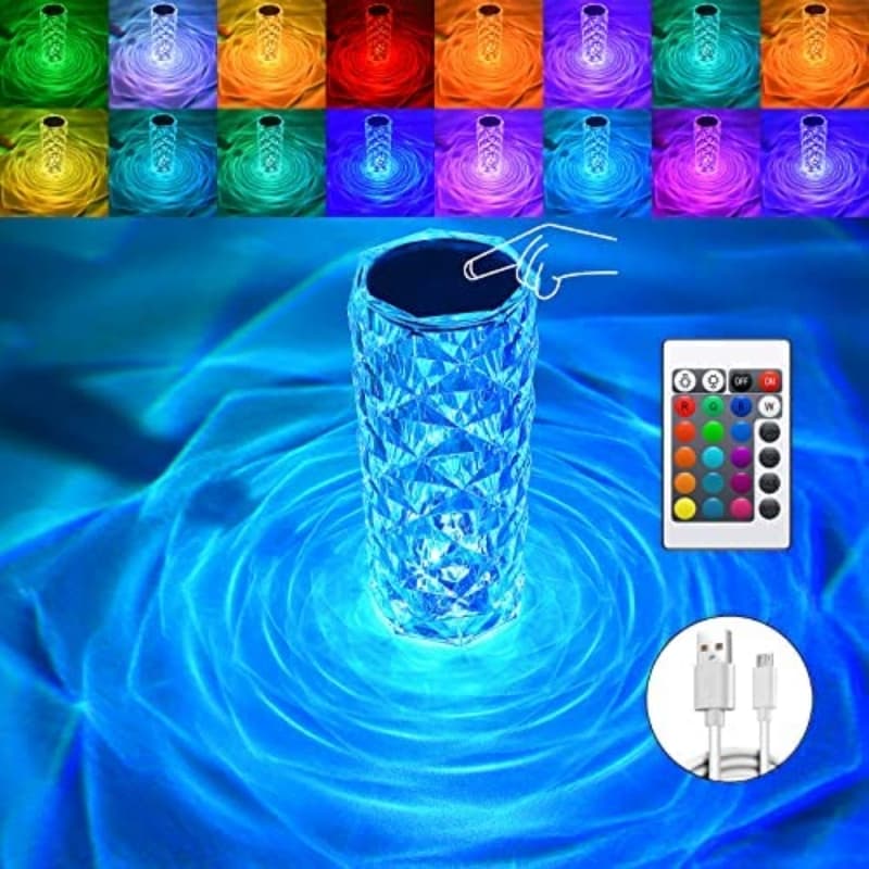 Crystal Spark Table Lamp - Night Lamp