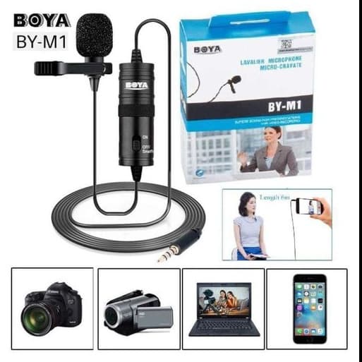 Boya Lavalier Microphone For Youtubers And Influencers Available